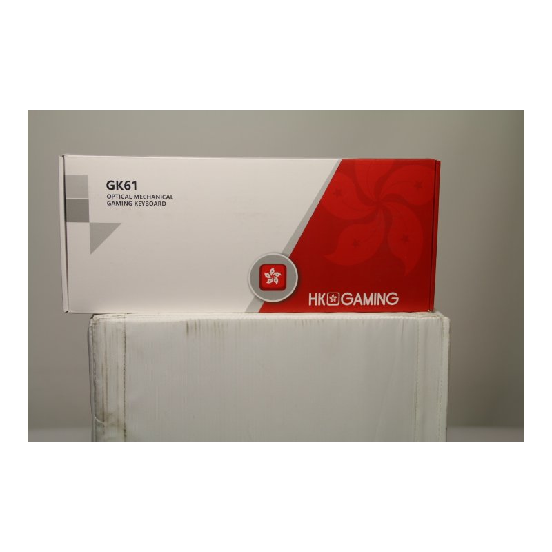 GK61 Mechanische Gaming-Tastatur 61 Tasten - RGB Beleuchtung Hot-Swap White