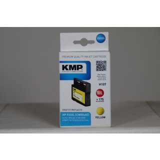 KMP H107 - 14 ml - Größe XXL - Gelb - kompatibel ersetzt HP 933XL CN056AE