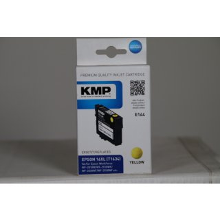 KMP E144 Tintenpatrone ersetzt Epson 16XL (T1634), gelb