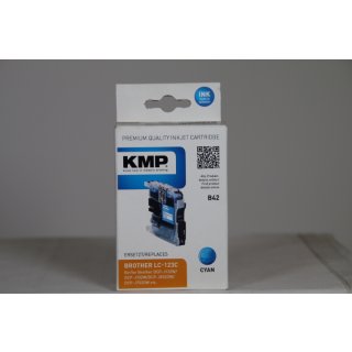 KMP Tintenkartusche für Brother DCP-J132W/DCP-J4110DW, B42, cyan