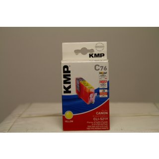 KMP C76 - 9 ml - Gelb - compatible - Tintenpatrone