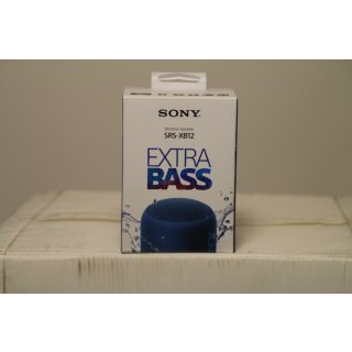 Sony SRS-XB12 Bluetooth Lautsprecher (tragbar, kabellos, Extra Bass, wasserabweisend, Freisprechfunktion für Anrufe) rot
