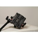Neewer Heavy Duty Video Kamera Stativ Fluidkopf Schwenkkopf mit 1/4 und 3/8 Zoll Schrauben Schiebeplatte für DSLR Kameras Video Camcorder Dreharbeiten, bis zu 5 Kilogramm (Aluminiumlegierung)