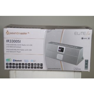 Soundmaster Eliteline IR3300SI Internet- DAB+ sowie UKW Radio USB Bluetooth Alexa fähig