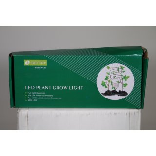 Semai Pflanzenlampe LED, 4 Heads 80LEDs Pflanzenlicht Vollspektrum mit Zeitschaltuhr 4 Dauer, 3 Farbmodi, 6 Lichtintensitäten Wachstumslampe für Gartenarbeit Bonsais, 80W