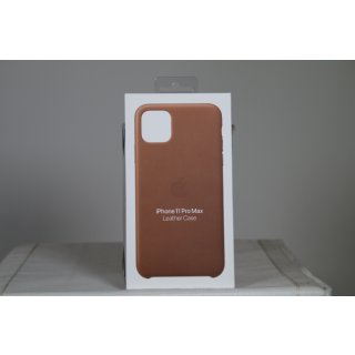 Apple Leder Case (für iPhone 11 Pro Max) - Sattelbraun