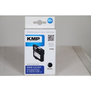 KMP E154 - 5 ml - Schwarz - kompatibel - Tintenpatrone für Epson WorkForce WF-2010 - 2510 - 2520 - 2530 - 2540 - 2630 - 2650 - 2660 - 2750 - 2760
