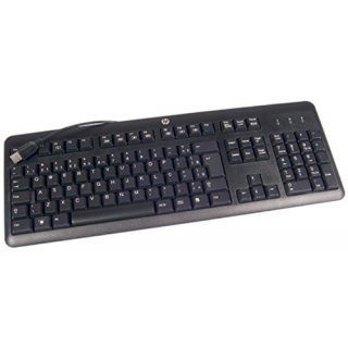 HP 672647-223 keyboard USB  Tschechisch Czech Black Keyboard,
