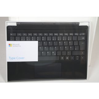 Microsoft Surface Pro Type Cover (M1725) - Tastatur - mit Trackpad, Beschleunigungsmesser - QWERTZ - Deutsch - Schwarz  für Surface Pro (Mitte 2017)