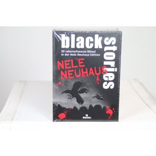 moses. Verlag GmbH 90074 stories Nele Neuhaus Edition - Das Spiel, 50 rabenschwarze Rätsel aus dem Reich der Krimiautorin, Das Krimi Kartenspiel