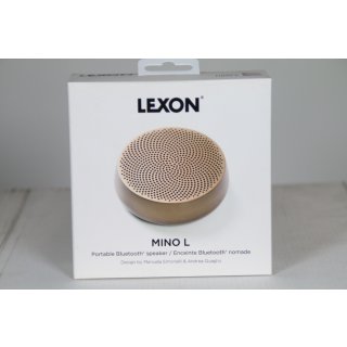 Lexon MINO L Bluetooth Speaker gold