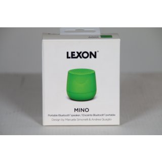 Lexon MINO Mini-Bluetooth-Lautsprecher TWS mit Freisprechanlage 3W grün
