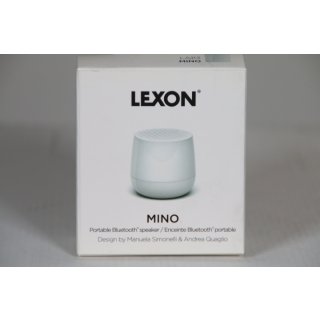 Lexon MINO Mini-Bluetooth-Lautsprecher TWS mit Freisprechanlage 3W aluminium