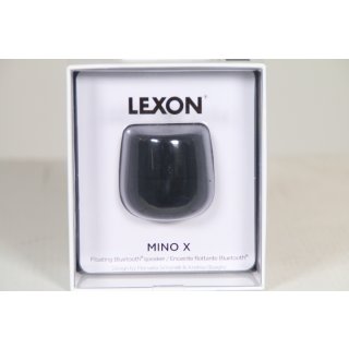 Lexon MINO X Bluetooth-Lautsprecher, wasserfest, schwarz