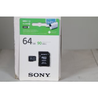Sony SR64UYA - Flash-Speicherkarte (microSDXC-an-SD-Adapter inbegriffen)
