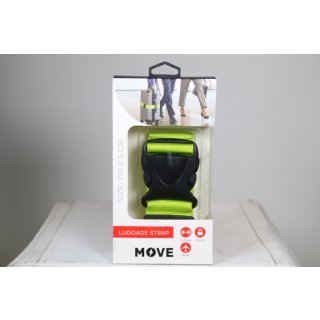 Move Kofferband 190x5 cm Grün