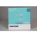 PANTONE Kabel Lightning USB 1m türkis