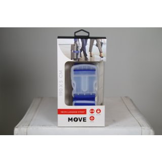 Move Kofferband 190x5 cm Blau