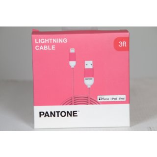 PANTONE Kabel Lightning USB 1m pink