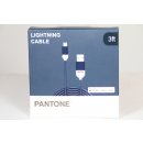 PANTONE Kabel Lightning USB 1m dunkelblau