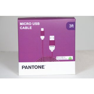 Pantone Kabel MICRO USB 1m dunkelblau