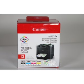 Canon PGI-2500XL C/M/Y/BK - 4er-Pack - Schwarz, Gelb, Cyan, Magenta
