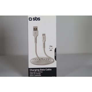 SBS  Lightning Kabel, USB A, Männlich 2m