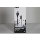 SBS Lightning-Kabel USB - 1 m schwarz