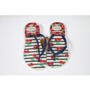 Havaianas Kinder Slim Fashion Zehentrenner (White/Navy...