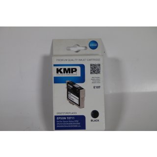 KMP E107 - 7 ml - Schwarz - kompatibel - Tintenpatrone für Epson Stylus D120 Professional Edition