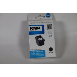 KMP H137 - 5 ml - Schwarz - kompatibel - Tintenpatrone