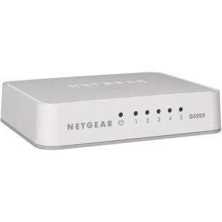Netgear GS205 - Switch - unmanaged - 5 x 10/100/1000