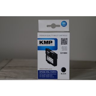 KMP E218BX - 11.3 ml - Hohe Ergiebigkeit - Schwarz - kompatibel - Tintenpatrone (Alternative zu: Epson 29XL, Epson T2991)