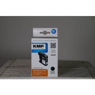 KMP B62BX - 11.8 ml - Schwarz - kompatibel - Tintenpatrone (Alternative zu: Brother LC-223BK)