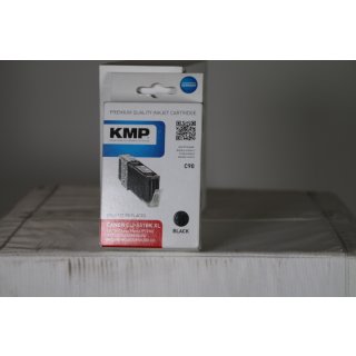 KMP C90 - 15 ml - Schwarz - kompatibel - Tintenpatrone