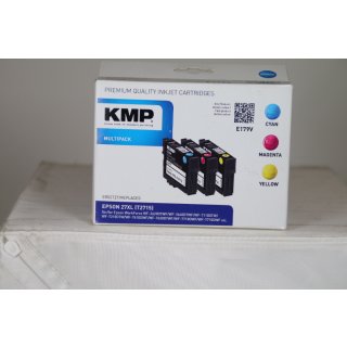 KMP MULTIPACK E179V - 3er-Pack - Gelb, Cyan, Magenta - kompatibel