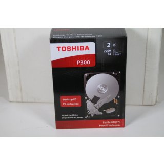 Toshiba P300 - Festplatte - 2 TB - intern - 3.5" (8.9 cm)