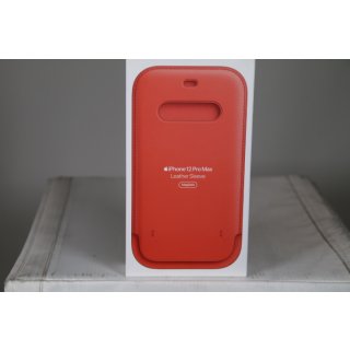 Apple Sleeve with MagSafe Leder - Pink Citrus - für iPhone 12 Pro Max