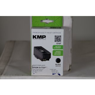 KMP Tintenkartusche pigmented  für Epson Expression Premium XP-600, E167, black #1