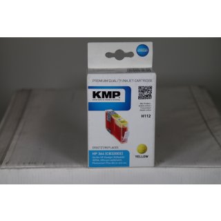 KMP H112 - 8 ml - Gelb - kompatibel - Tintenpatrone für HP Deskjet 35XX; Photosmart 55XX - 55XX B111 - 65XX - 65XX B211 - B110 - Wireless B110