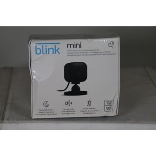 Blink Mini – Kompakte, smarte Plug-in-Sicherheitskamera für innen, 1080p-HD-Video