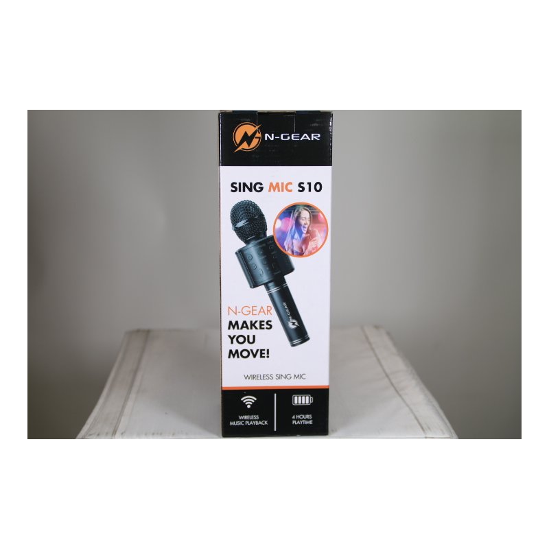 NGear Mikrofon Sing Mic S10 Karaoke 5 Watt schwarz
