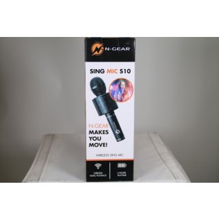 N-Gear Mikrofon Sing Mic S10 Karaoke 5 Watt schwarz