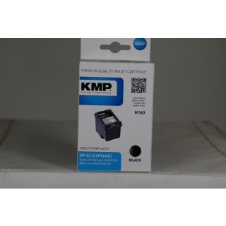 KMP H160 - 4 ml - Schwarz - kompatibel für HP Envy 55XX - 56XX - 76XX; Officejet 200 - 250 - 57XX - 8040