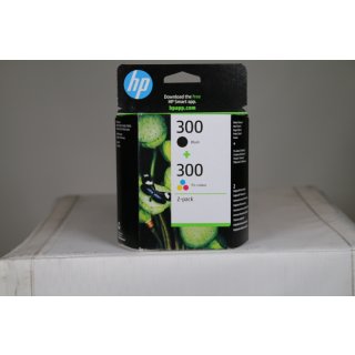HP 300 - 2er-Pack - Schwarz, Farbe (Cyan, Magenta, Gelb)