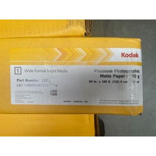 Kodak Premium Photographic Matte Paper / 180g - Roll - 60" x 100