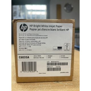 HP Bright White Inkjet Paper - Matt - hochweiß - Rolle A1 (61,0 cm x 45,7 m)