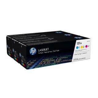 HP Toner  131A - 5400 Seiten - Cyan - Magenta - Gelb - 3 Stück(e)