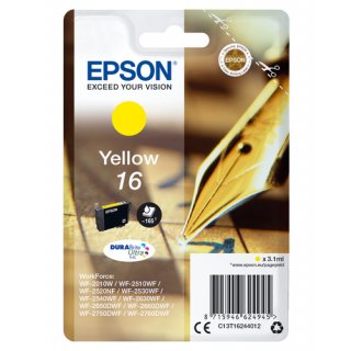 Epson 16 - 3.1 ml - Gelb -Tintenpatrone