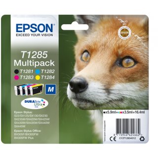 Epson T1285 Multipack - 4er-Pack - 16.4 ml - Schwarz, Gelb, Cyan, Magenta